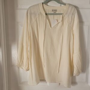 Cream Women's Top by